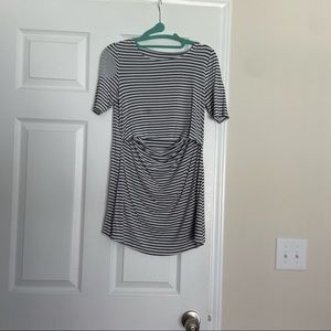 Undercover mama striped nursing shirt